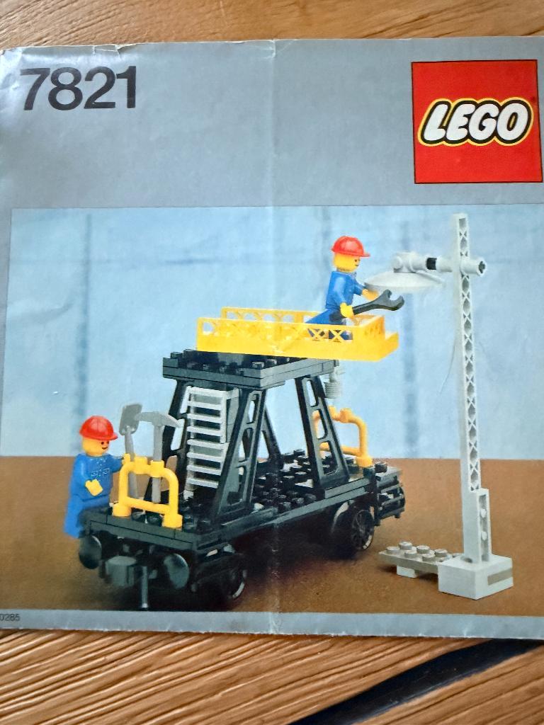 Lego 7821 trein wagon met bouwschema, Kinderen en Baby's, Speelgoed | Duplo en Lego, Ophalen, Zo goed als nieuw, Complete set