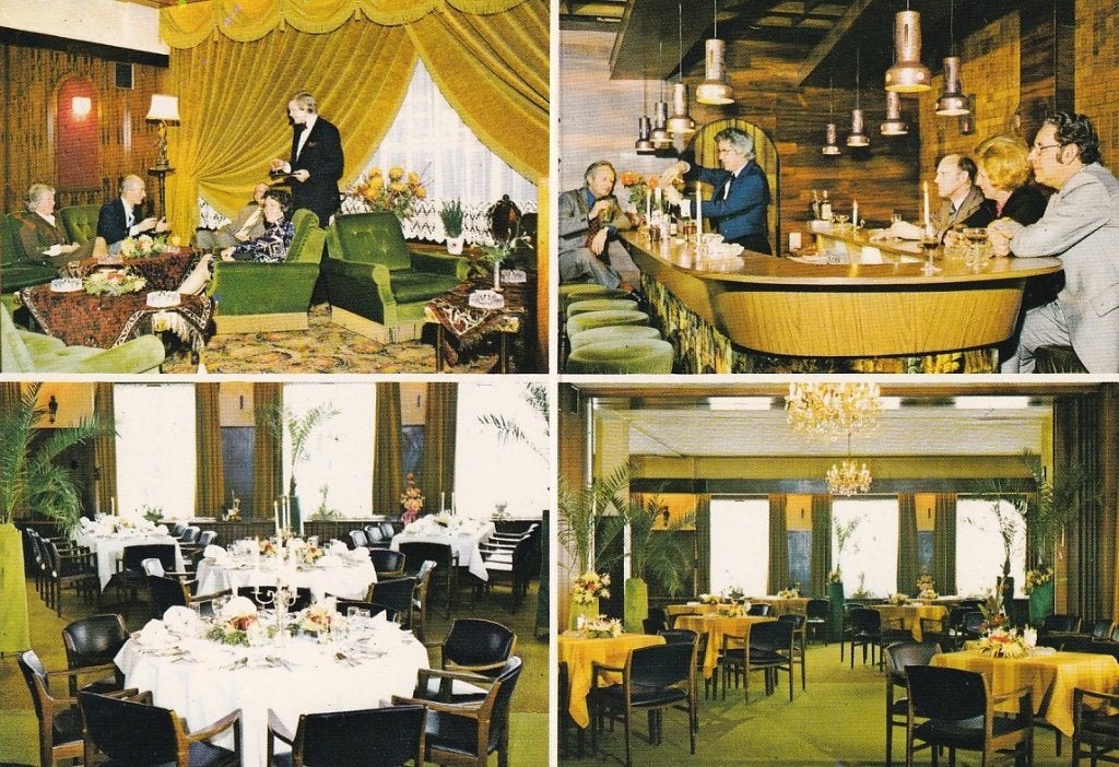749C Rotterdam Bentinckplein Restaurant Statenhof plattegron, Ophalen of Verzenden, 1960 tot 1980, Ongelopen, Zuid-Holland