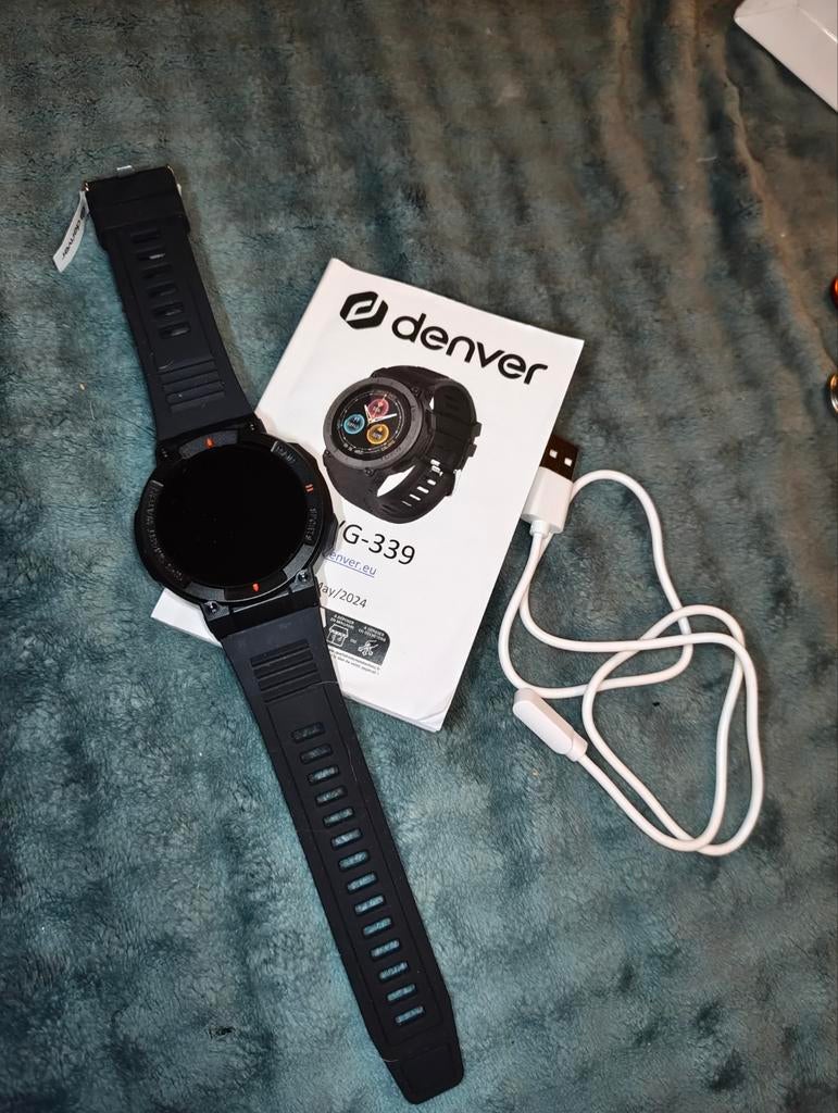 Denver SWG-339 Smartwatch - Nieuwstaat, doos beschadigd, Sieraden, Tassen en Uiterlijk, Smartwatches, Ophalen of Verzenden, Zo goed als nieuw