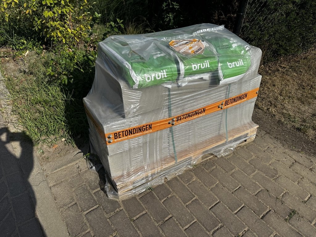 Betonnen traptreden, Ophalen, Beton, Minder dan 25 cm, 25 cm of meer