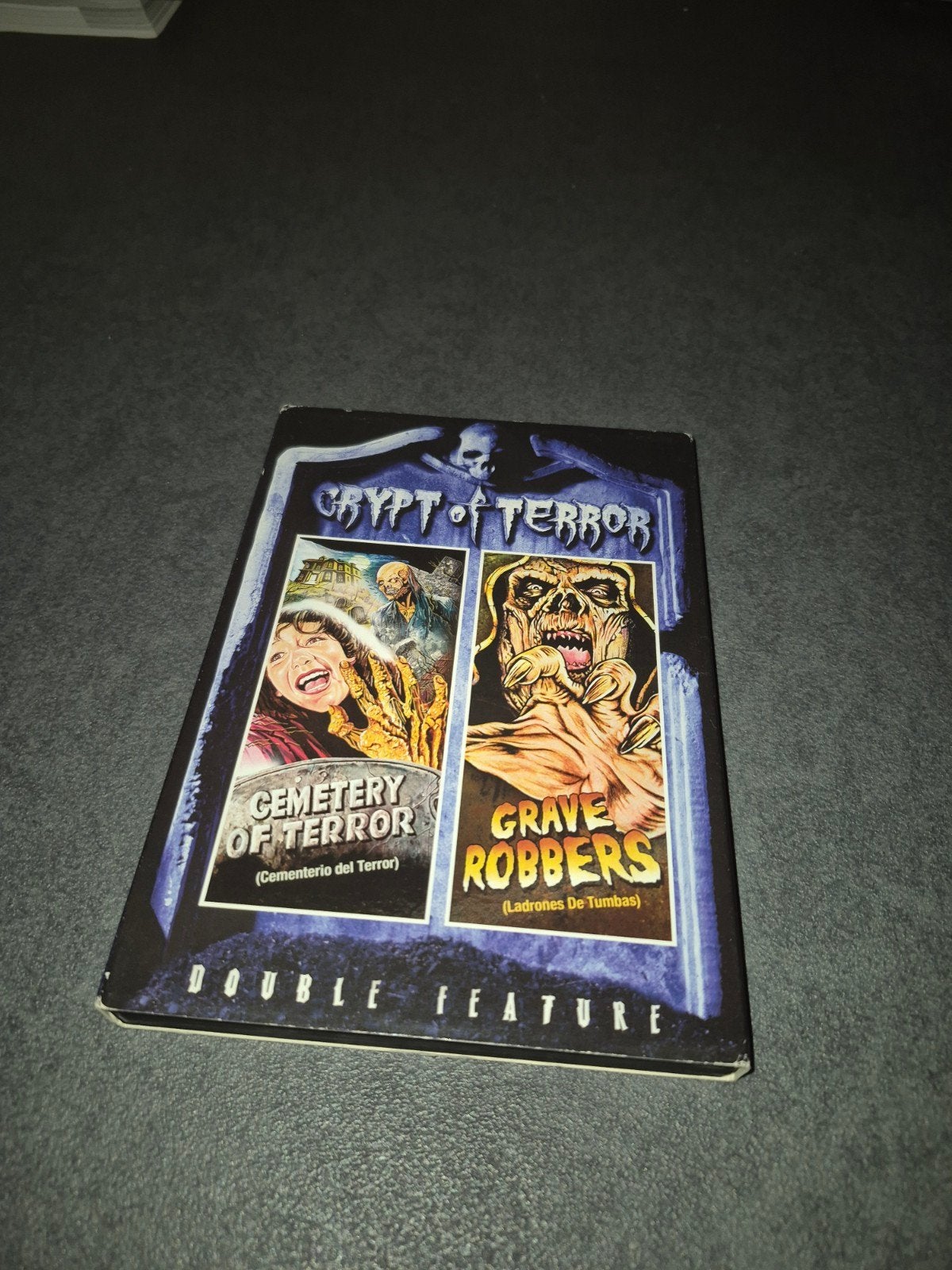 Crypt of Terror / Grave Robbers - Double Feature DVD, Cd's en Dvd's, Dvd's | Horror, Vanaf 16 jaar, Ophalen of Verzenden, Gebruikt