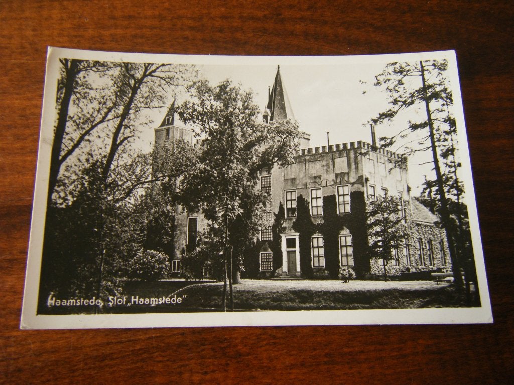 R41 - Haamstede - Slot Haamstede - 1951 - Mooi/Oud, Ophalen of Verzenden, 1940 tot 1960, Zeeland