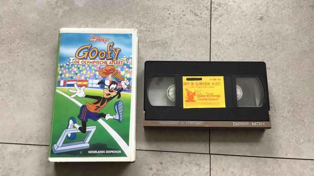 Disney VHS videoband van Goofy, Ophalen of Verzenden