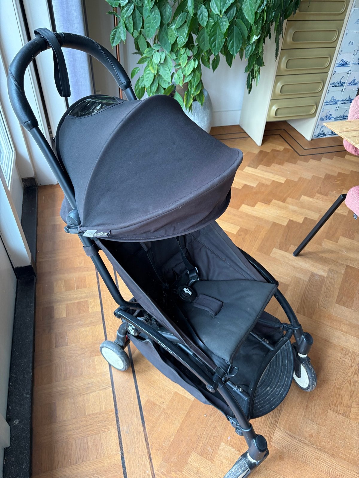 Babyzen Yoyo kinderwagen - Zwart, Ophalen, Gebruikt, Overige merken, Verstelbare rugleuning
