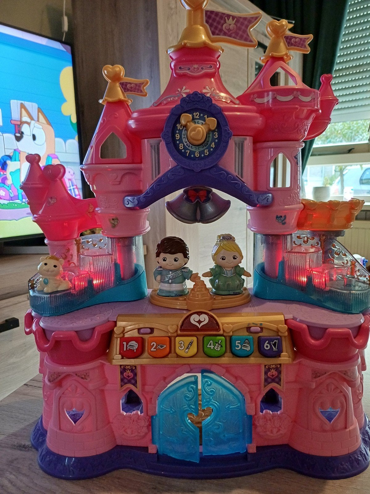 VTech Toet Toet Auto's Magisch Kasteel met figuren, Ophalen, Zo goed als nieuw, Jongen of Meisje