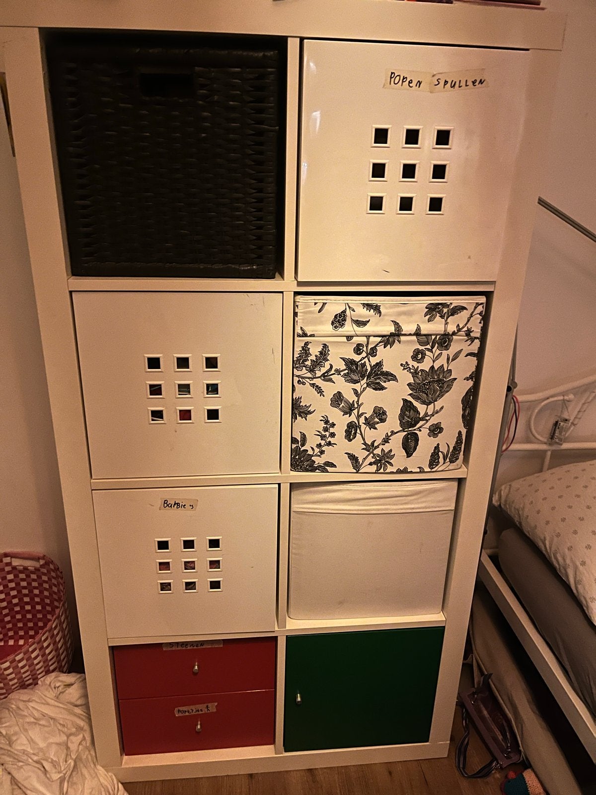 Diverse manden en inzetten voor IKEA Kallax/Expedit, Ophalen, Gebruikt, Gevlochten, Mand