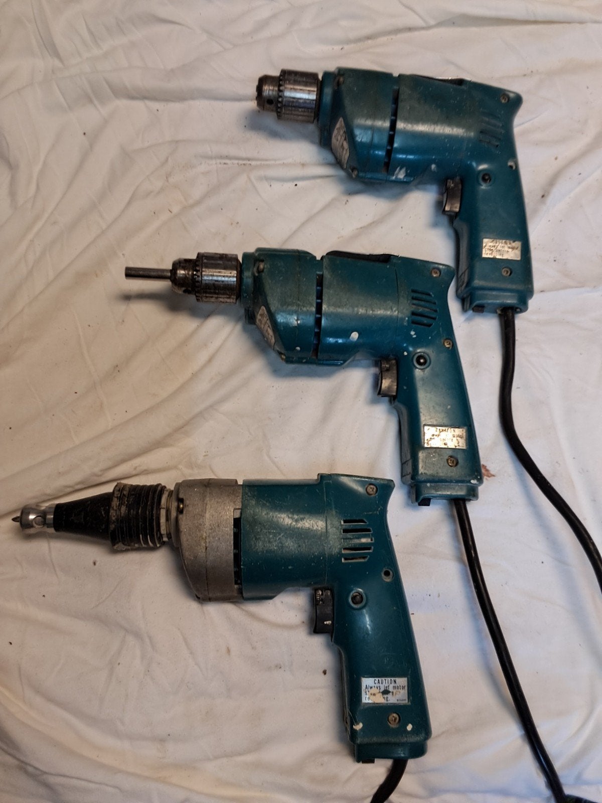 Makita Boormachines en Schroefmachines 220V (3 stuks), Ophalen