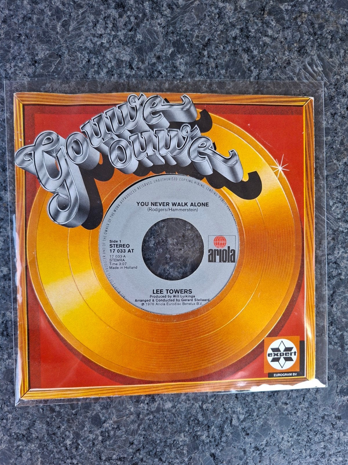 Lee Towers - You Never Walk Alone / It's So Hard(1976), Gebruikt, Pop, 7 inch, Ophalen of Verzenden