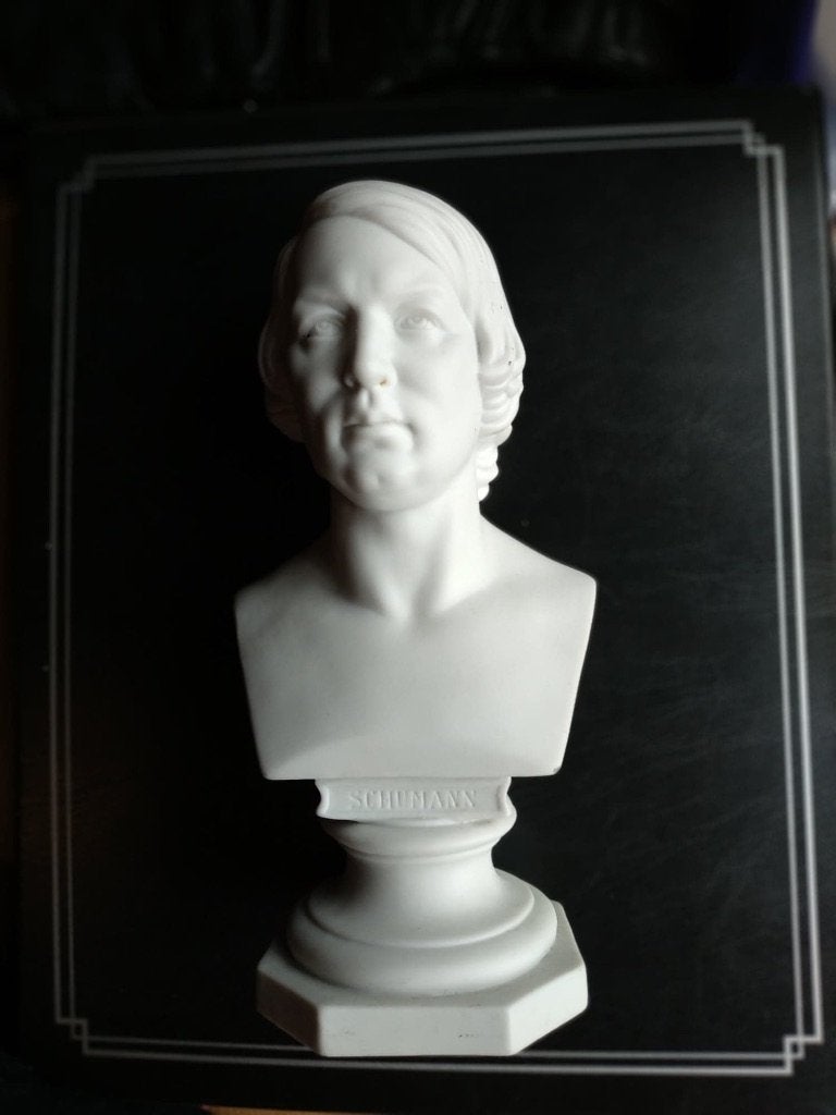 Antieke buste Schumann biscuit porselein, Ophalen of Verzenden