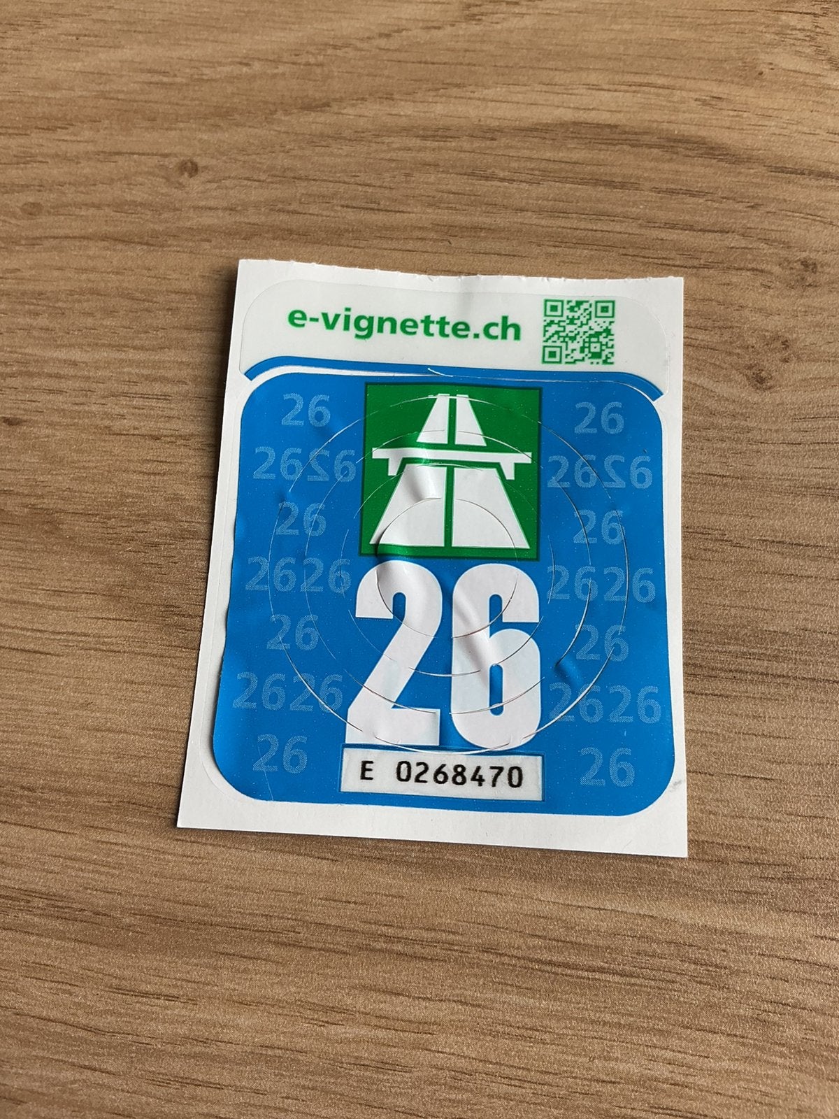 Vignet Zwitserland 2026, gebruikt, Drie personen of meer