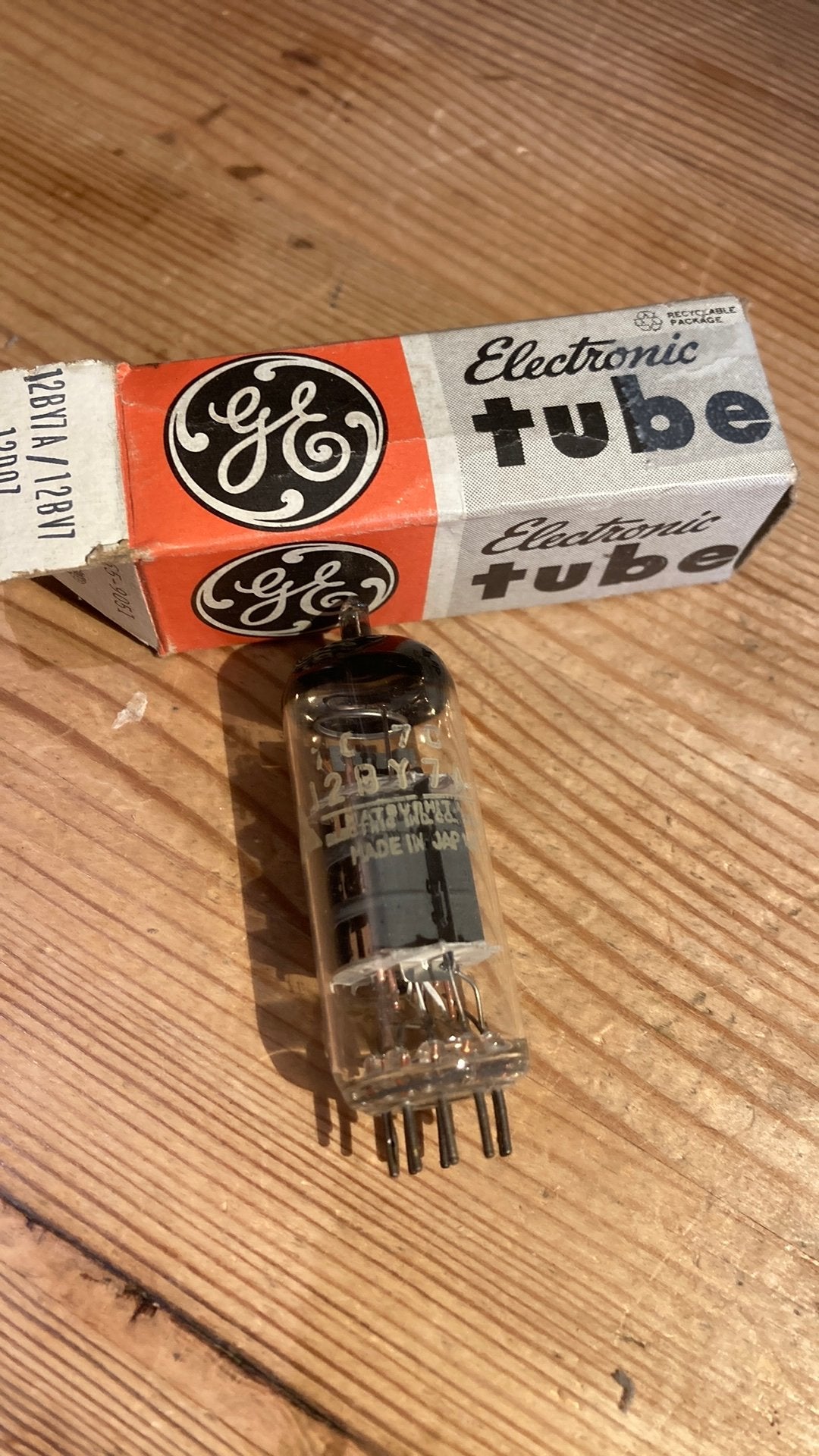 Nieuwe GE 12BY7A / 12BV7 Elektronenbuis, Ophalen, Nieuw, Minder dan 60 watt, Overige merken