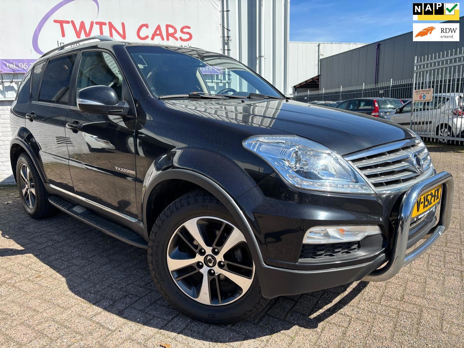 SsangYong Rexton RX 220 e-XDI Executive Automaat Grijs kente, Auto's, Bestelauto's, Automaat, 1987 kg, Gebruikt, 4 cilinders
