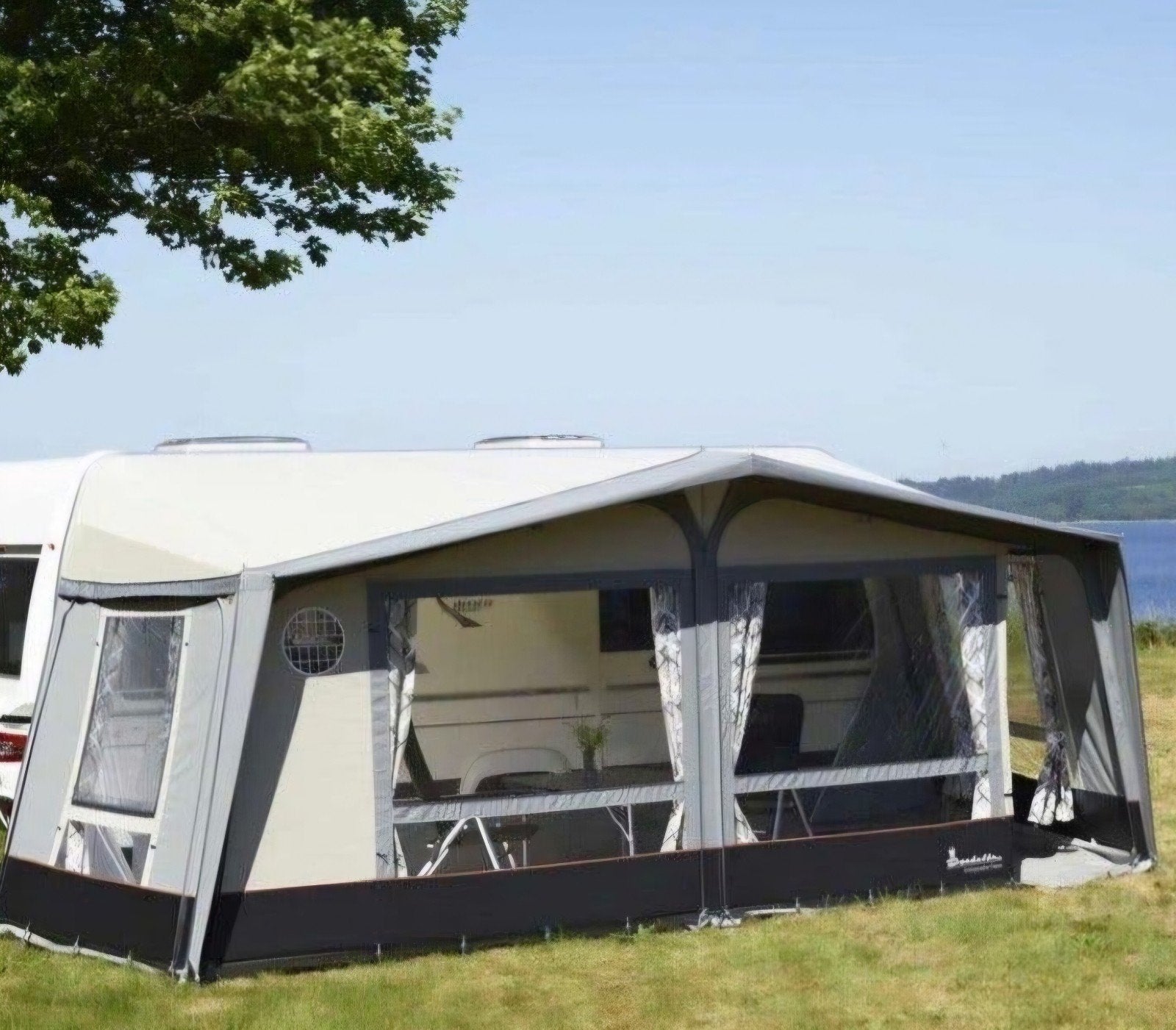Voortent Isabella ambassador omloopmaat 989/G18, Ophalen, Zo goed als nieuw