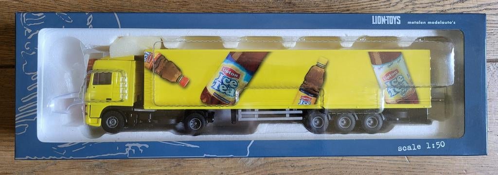 Lion Toy - NIEUW - Lipton ice tea, Hobby en Vrije tijd, Modelauto's | 1:50, Ophalen of Verzenden, Nieuw, Bus of Vrachtwagen, Lion Toys