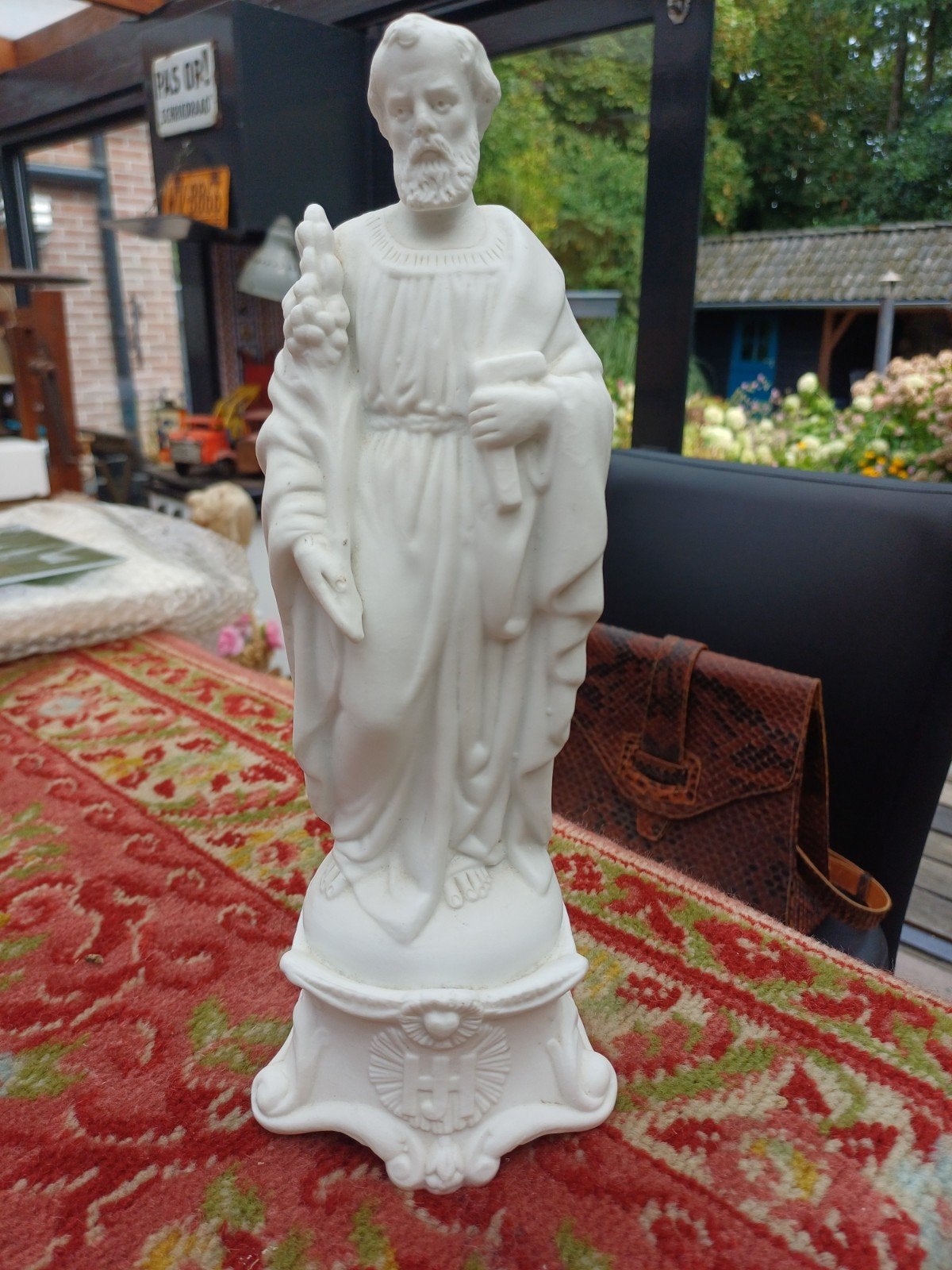 Biscuitporseleinen beeld Sint-Jozef, Ophalen of Verzenden