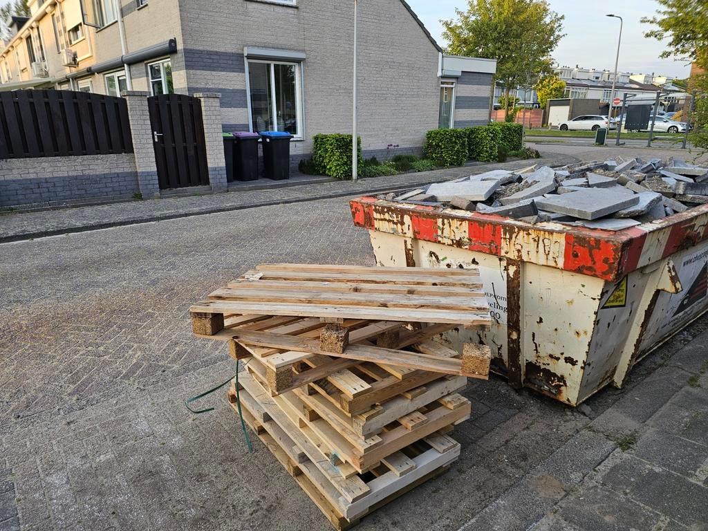 Gratis pallets, Minder dan 3 m³, Ophalen