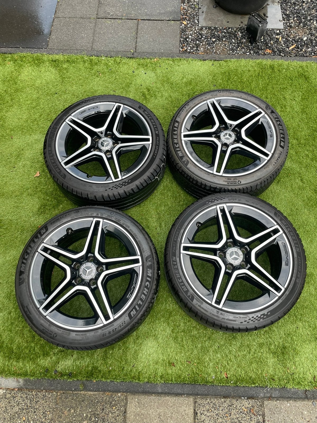 Mercedes 18” breedset nette staat., Ophalen