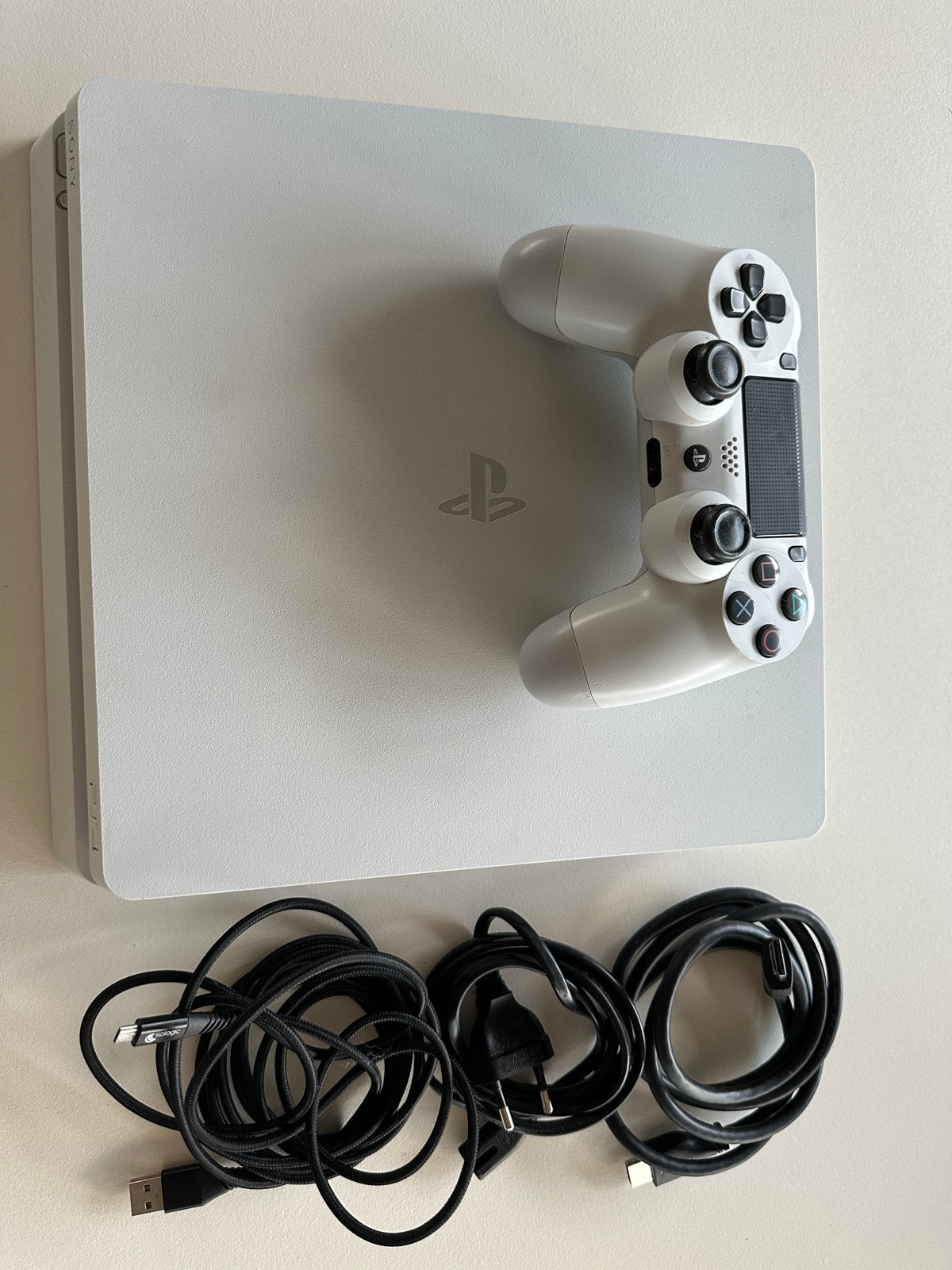 Ps4 slim 500 gb., Ophalen of Verzenden, Zo goed als nieuw, Met 1 controller, Slim