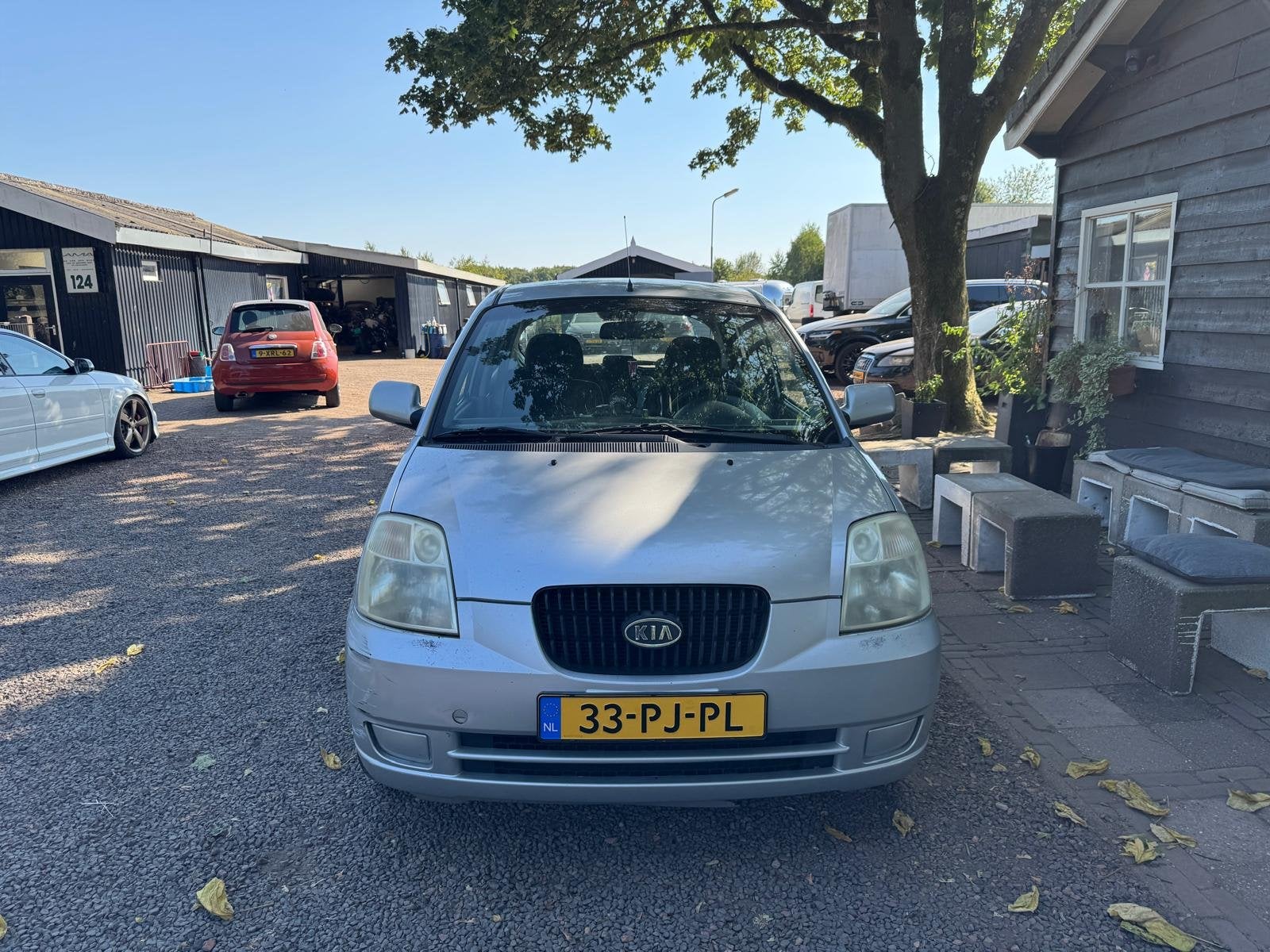 Kia Picanto 1.1 LXE Automaat Met WERK (bj 2004), Auto's, Kia, Stof, Gebruikt, 4 cilinders, Origineel Nederlands