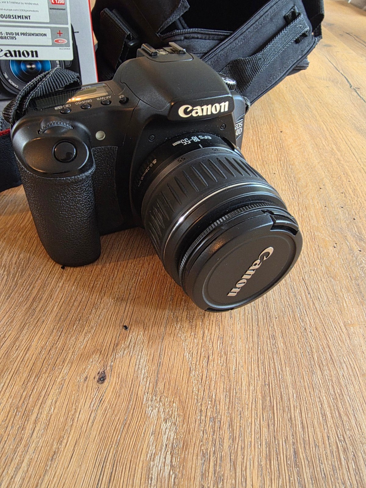 Canon EOS 30D spiegelreflexcamera met EF-S 18-55mm lens, Ingebouwde flitser, Gebruikt, Spiegelreflex, Canon