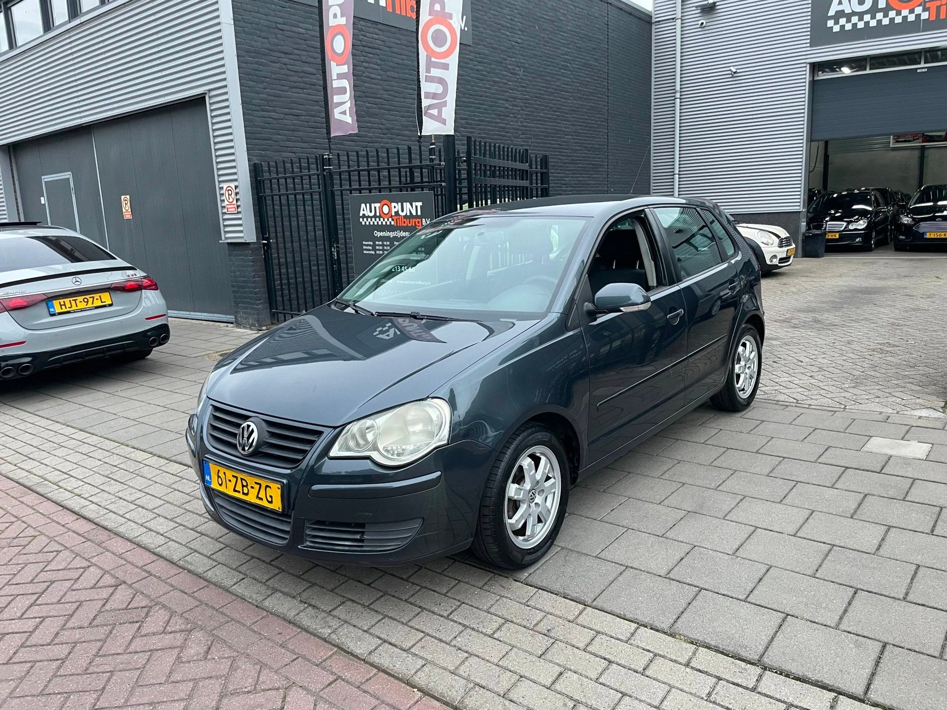 Volkswagen Polo 1.4-16V Optive 3e Eigenaar! Airco NAP APK, Auto's, Voorwielaandrijving, 4 cilinders, Blauw, Bedrijf
