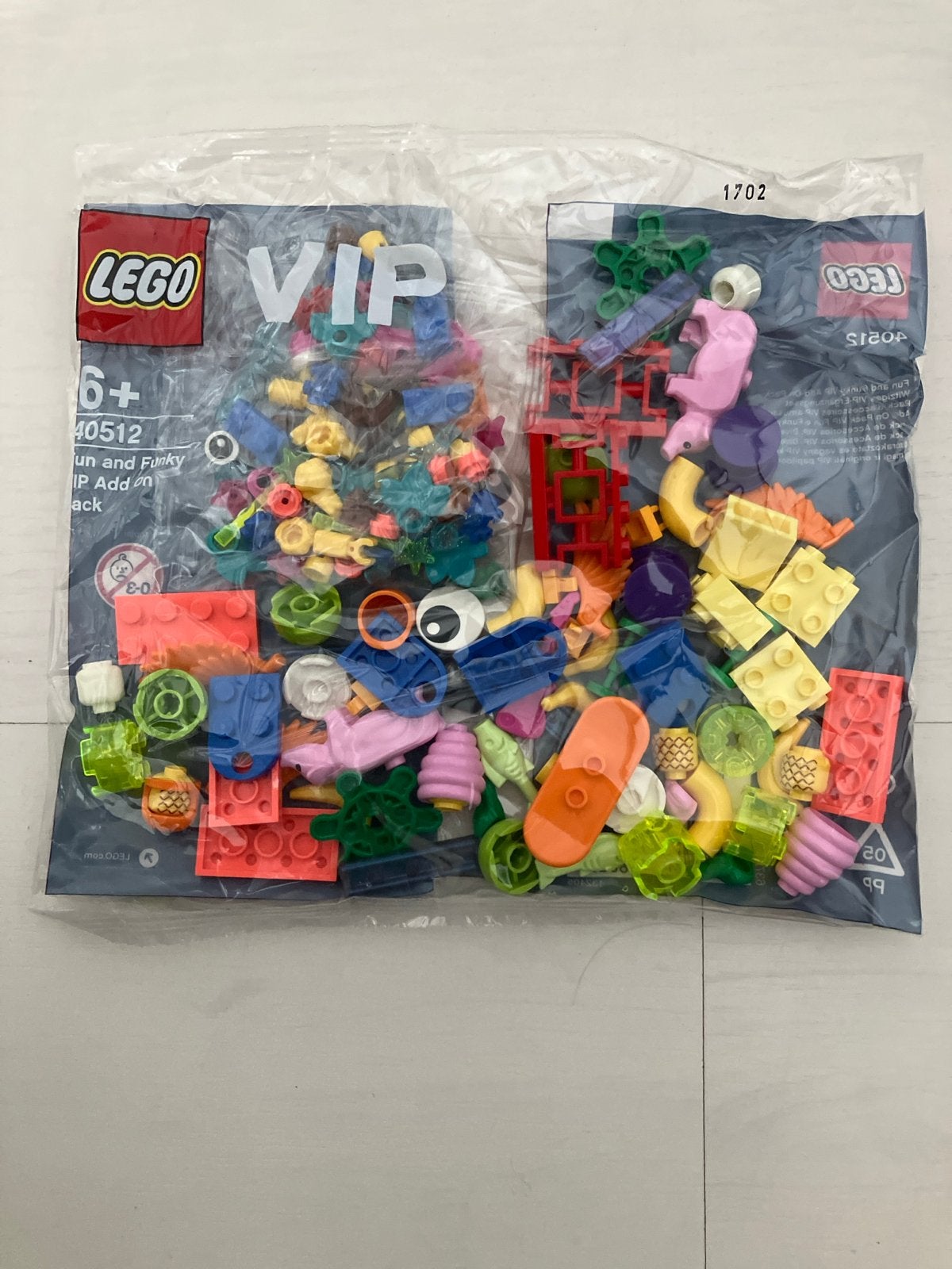 Nieuwe LEGO VIP Fun and Funky Polybag 40512, Lego, Nieuw, Ophalen of Verzenden, Complete set