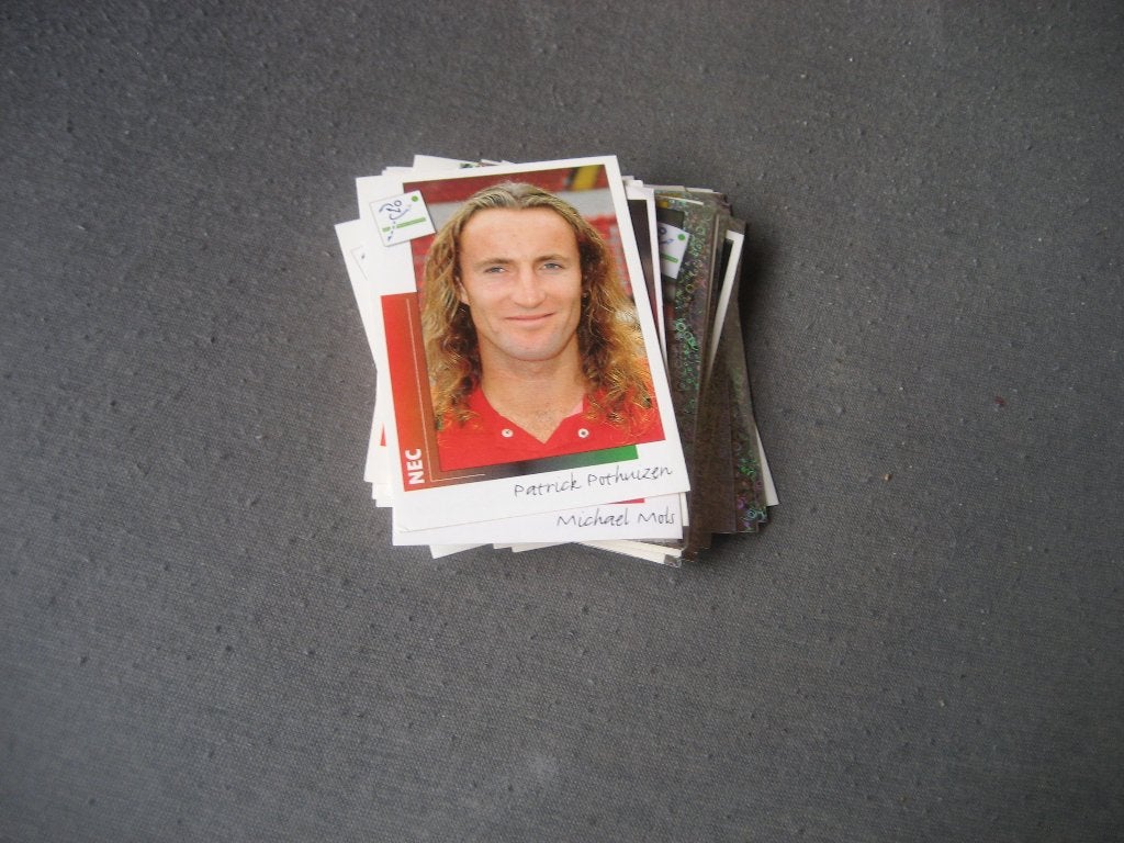 panini voetbal plaatjes 1996, Ophalen of Verzenden, Gebruikt, Meerdere plaatjes