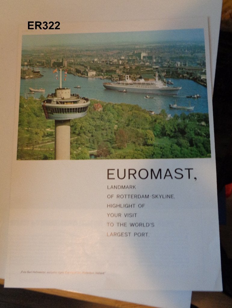 brochure euromast, Ophalen of Verzenden, Zo goed als nieuw, Overige merken