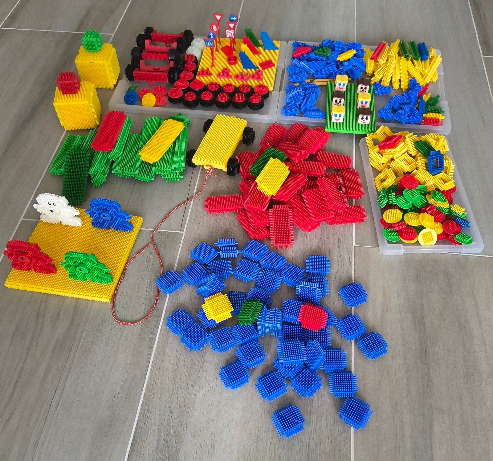 Grote set Nopper bouwblokken - creatief speelgoed, Ophalen, Zo goed als nieuw, Nopper