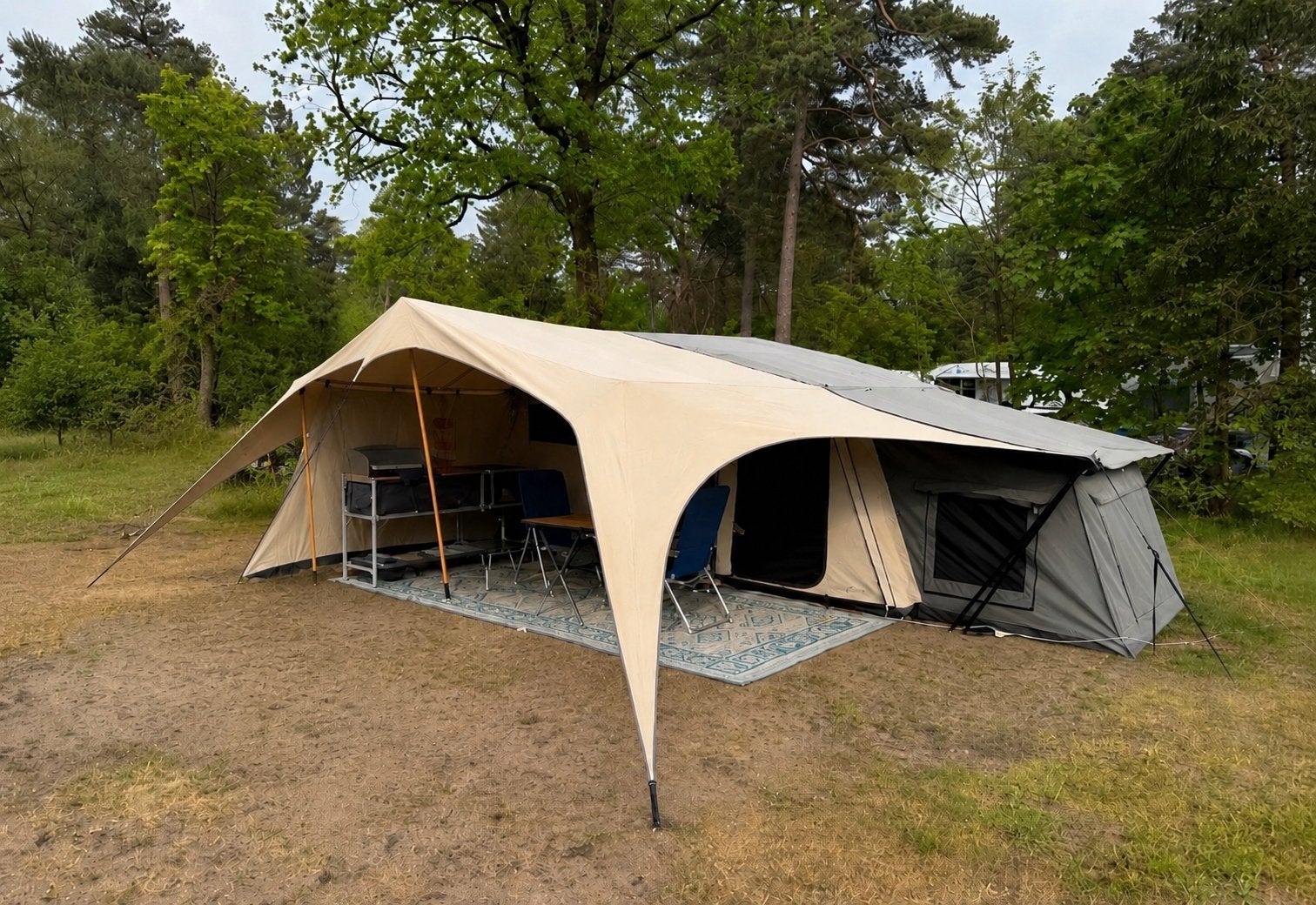 Campooz Lazy Jack 2022, Beige, Ophalen of Verzenden, Aanwezig, Campooz