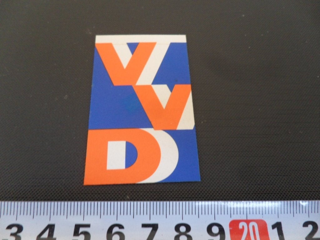 sticker politiek logo VVD *, Verzamelen, Stickers, Ophalen, Zo goed als nieuw
