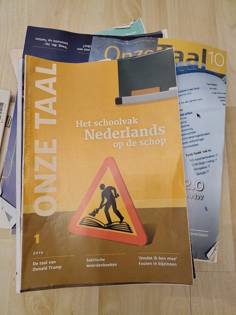 Onze taal oude exemlaren, Boeken, Tijdschriften en Kranten, Ophalen, Gelezen, Overige typen