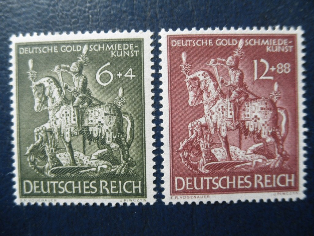 Postzegels Deutsches Reich 1943 goudsmeedkunst- cw. 1,50 pf., Ophalen of Verzenden, Duitse Keizerrijk, Postfris