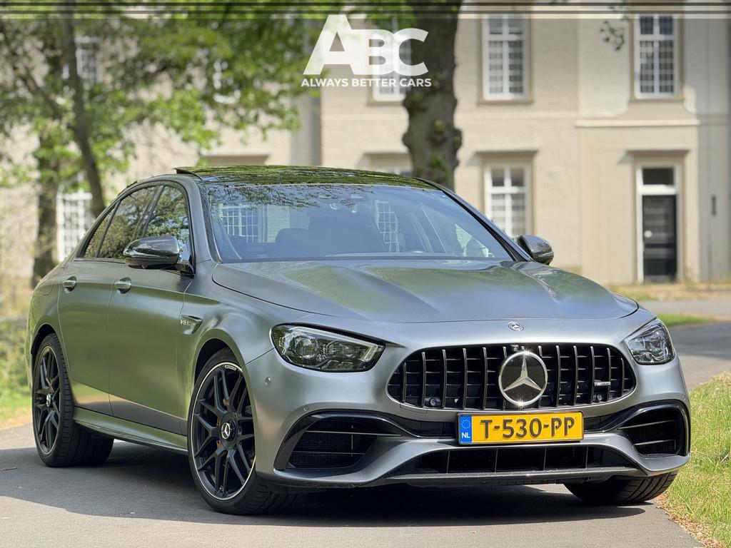 Mercedes-Benz E-Klasse AMG 63 S 4MATIC+ Keramisch + Kuip Car, Automaat, Gebruikt, 120 €/maand, Leder