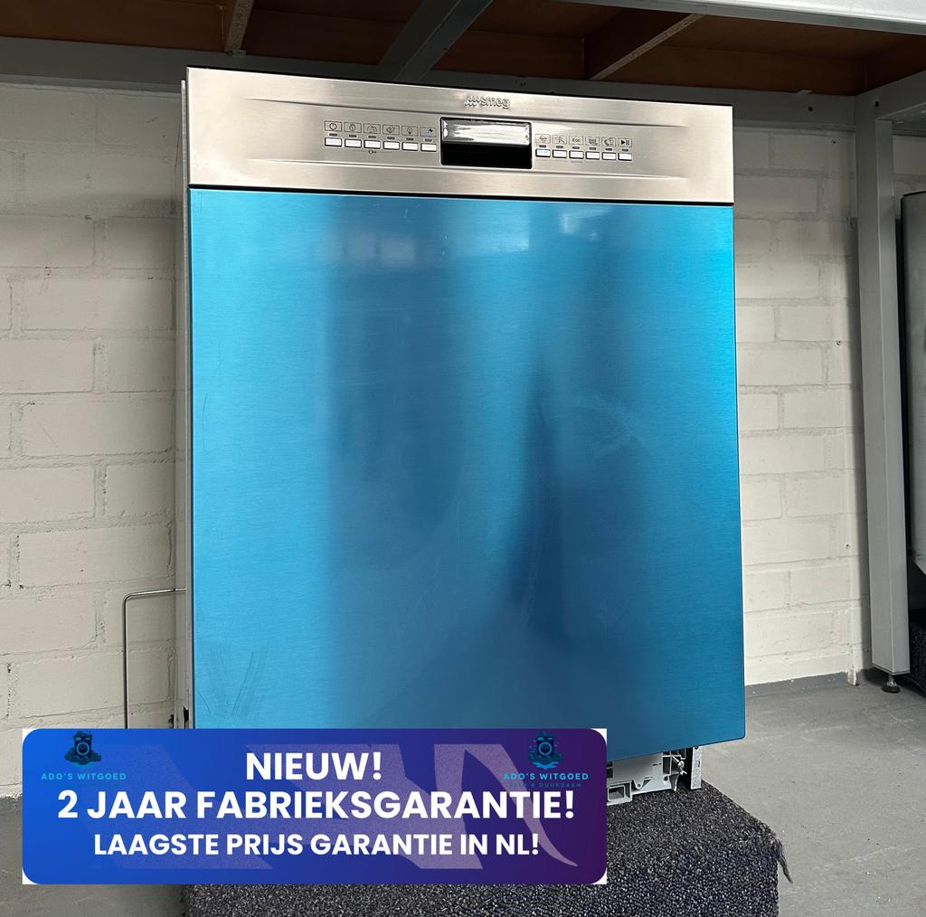SMEG RVS ONDERBOUW VAATWASSER || Orbital || EnerSave ||, Witgoed en Apparatuur, Vaatwasmachines, Minder dan 85 cm, Info@adoswitgoed.nl