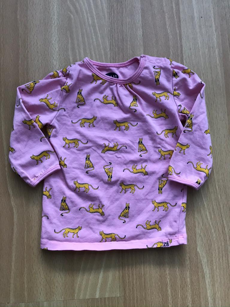Z8 longsleeve meisje maat 62 zgan tijger roze style: charing, Ophalen of Verzenden, Zo goed als nieuw, Meisje, Shirtje of Longsleeve