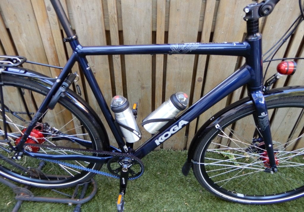 Koga WorldTraveller-S 60 Cm Riemaandrijving+Schijfremmen, Ophalen, Zo goed als nieuw, Schijfrem, Koga WorldTraveller