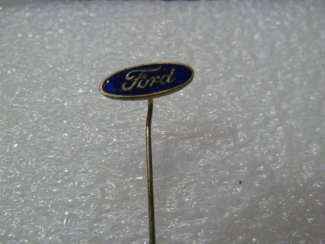 Vintage Ford Speldje - Blauw Emaille Pin, Ophalen of Verzenden, Gebruikt, Merk, Speldje of Pin