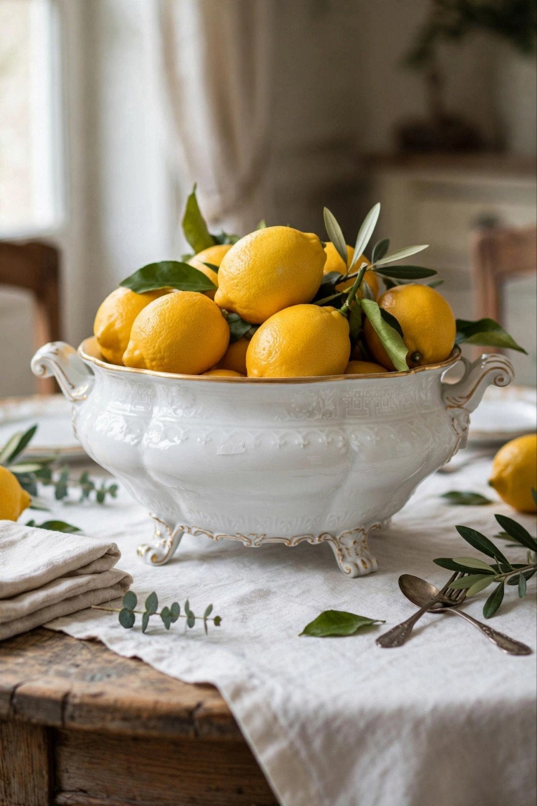 Grote Rococo Soepterrine / Jardinière / Centerpiece Schaal, Antiek en Kunst, Ophalen of Verzenden