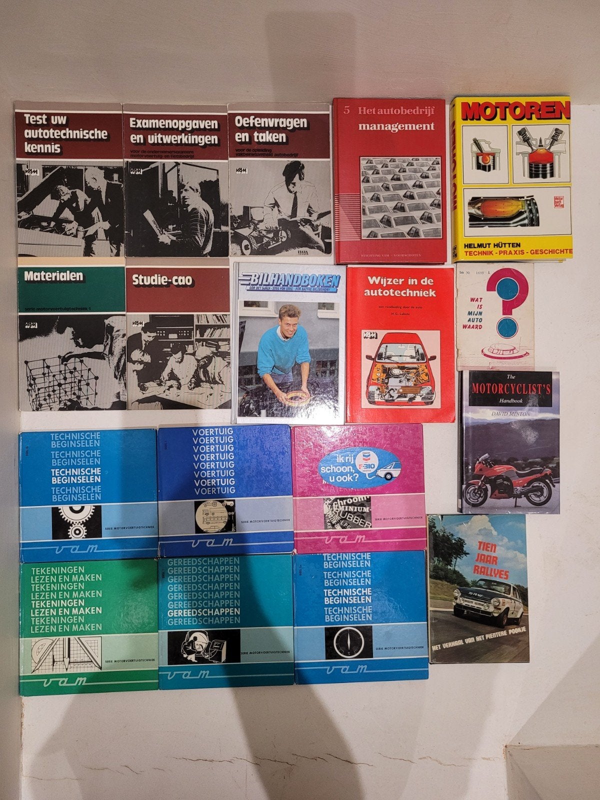Collectie Autotechniek Boeken - Studie & Praktijk, Boeken, Ophalen, Gelezen