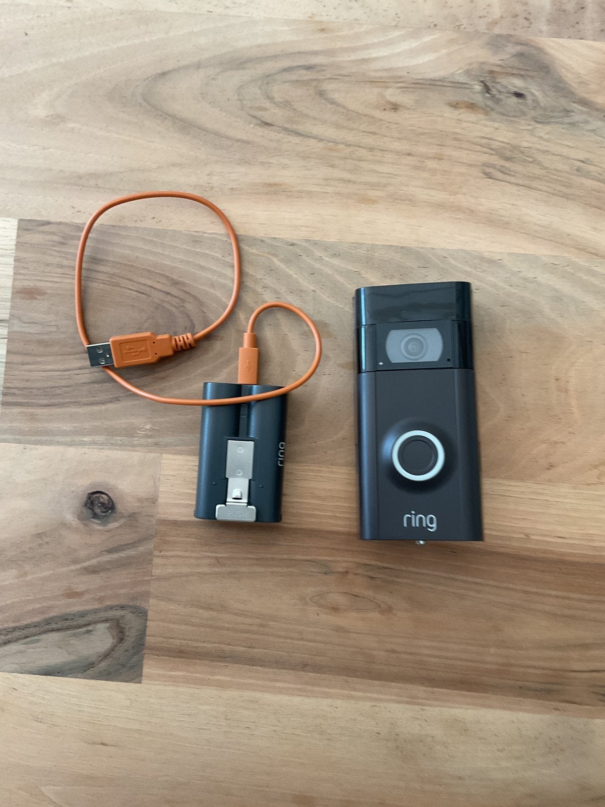 Ring Video deurbel., Huis en Inrichting, Ophalen, Ingebouwde camera, Gebruikt, Draadloos