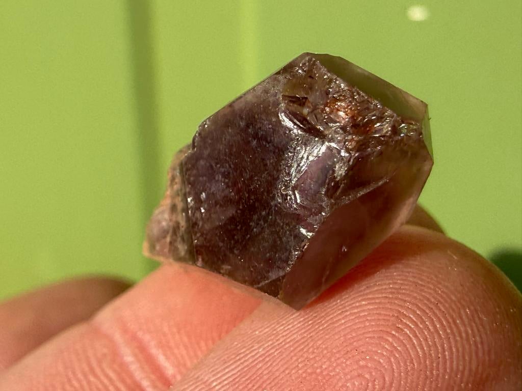 Fantoom Amethist puntje mineralen uit Bolivia A, Verzamelen, Mineralen en Fossielen, Ophalen of Verzenden, Mineraal