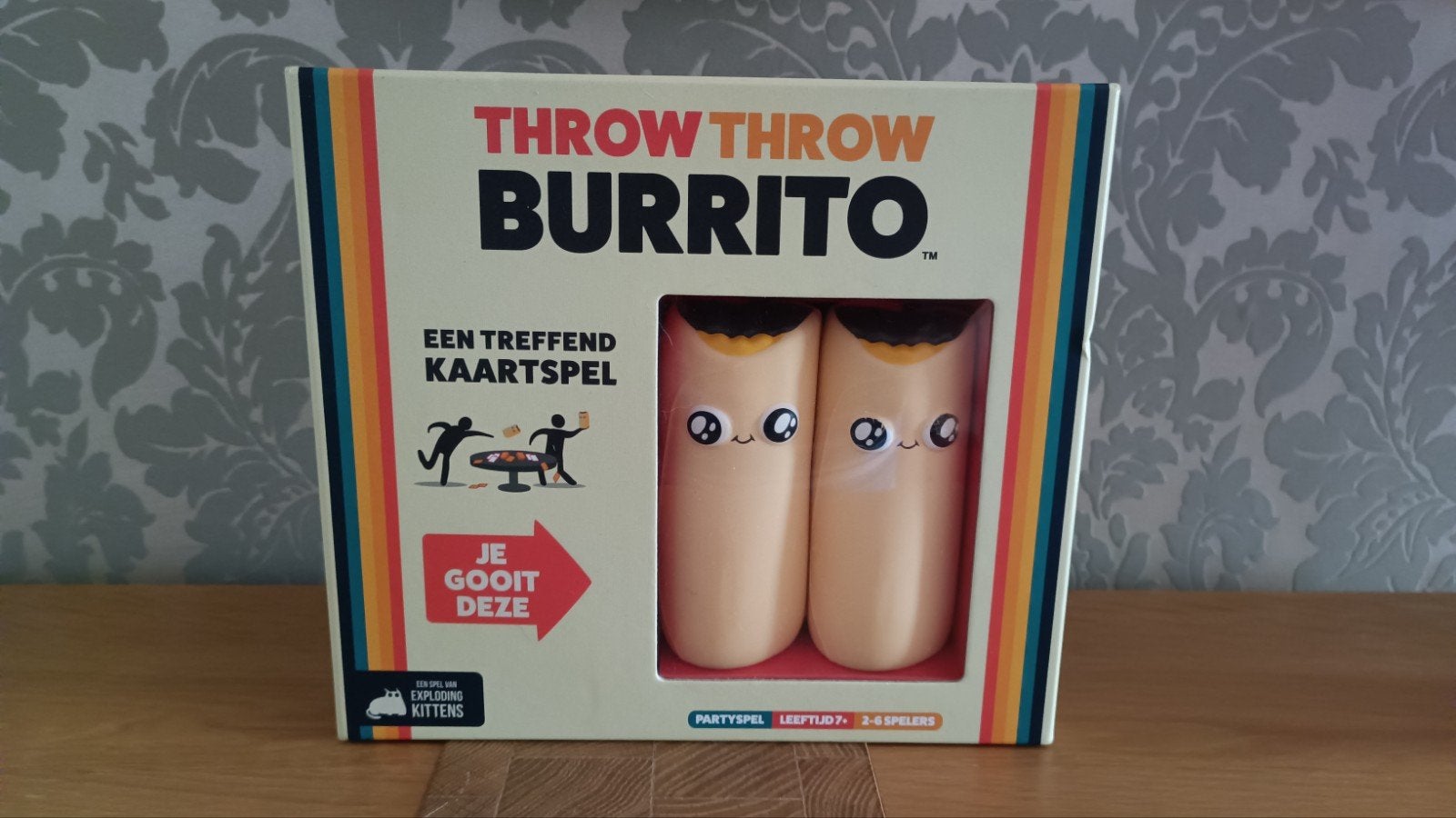 Throw Throw Burrito - Zo goed als nieuw, Een of twee spelers, Ophalen of Verzenden, Zo goed als nieuw