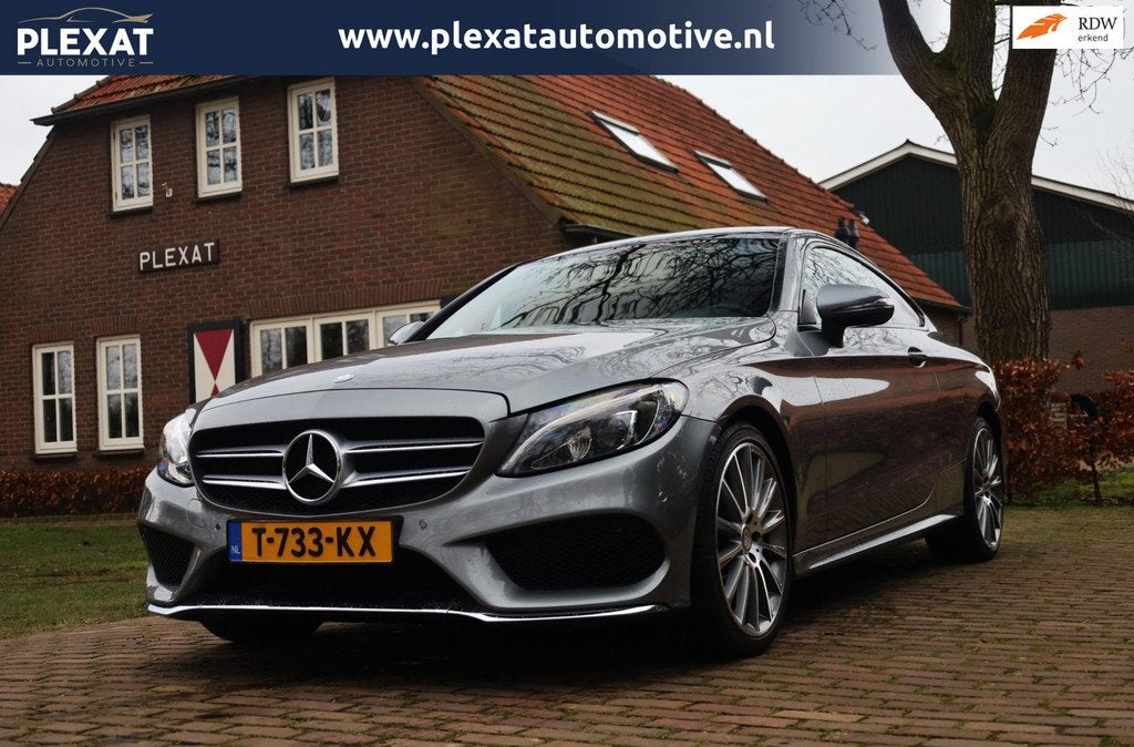 Mercedes-Benz C-klasse Coupé 220 d Prestige Aut. | AMG-Pakk, Auto's, Mercedes-Benz, Automaat, Achterwielaandrijving, 4 cilinders