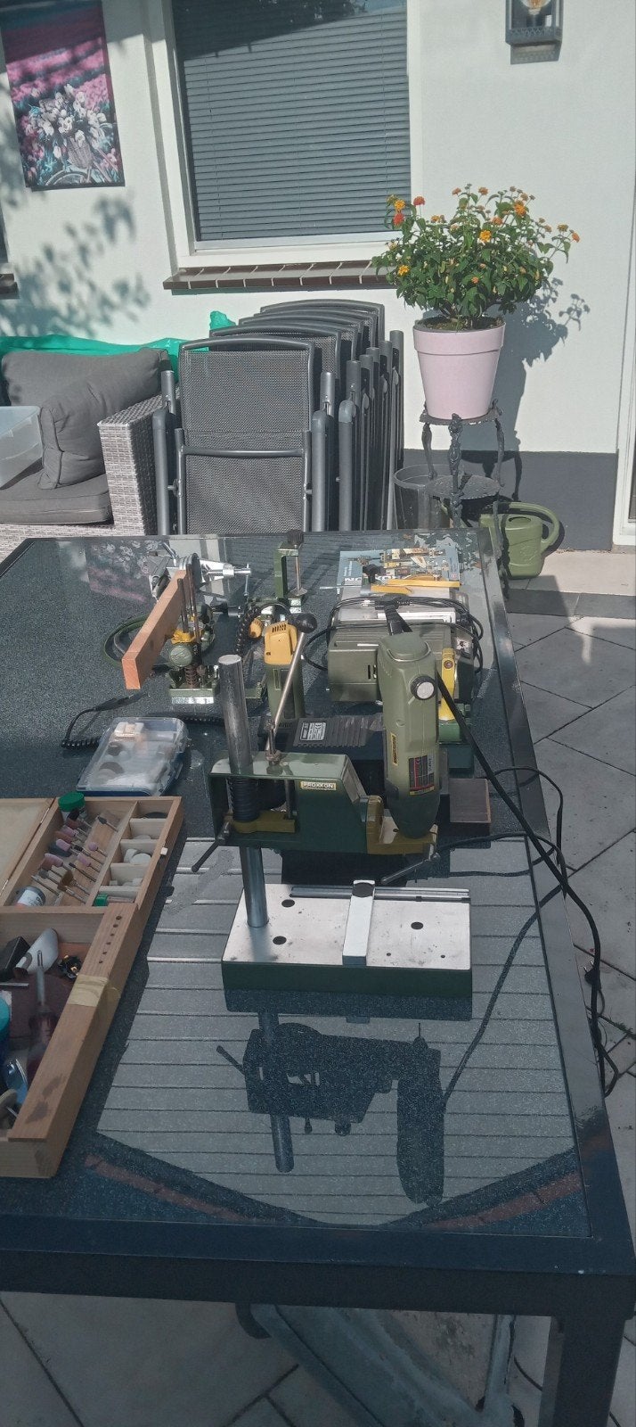 Proxxon Micromot gereedschap set, Doe-het-zelf en Verbouw, Gereedschap | Handgereedschap, Ophalen of Verzenden, Gebruikt, Accuboormachine