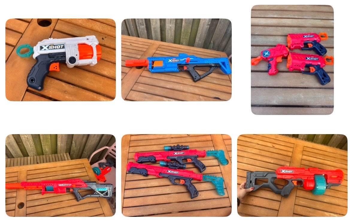 XSHOT verzameling incl. zak pijltjes, Kinderen en Baby's, Ophalen, Gebruikt