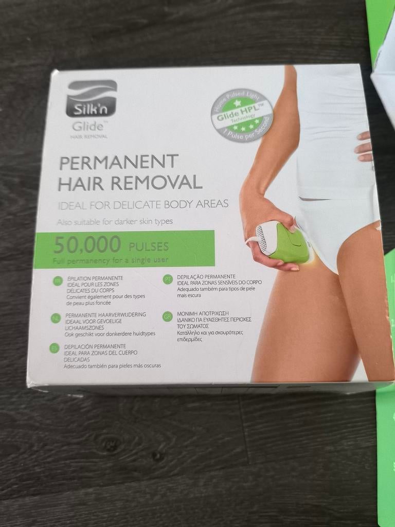 Silk'n Glide Permanente Ontharing - Zo goed als nieuw, Ophalen of Verzenden, Zo goed als nieuw, Scheren en Epileren