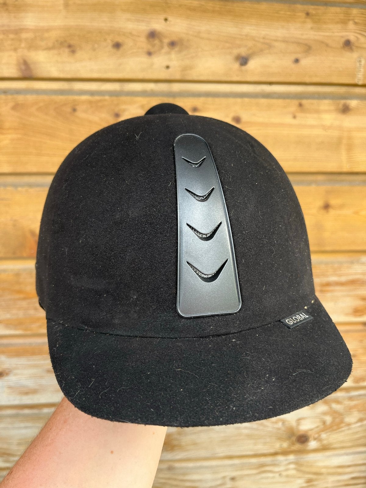 Caps te koop, Dieren en Toebehoren, Gebruikt, Ophalen of Verzenden, Rijhelm/cap, Zwart