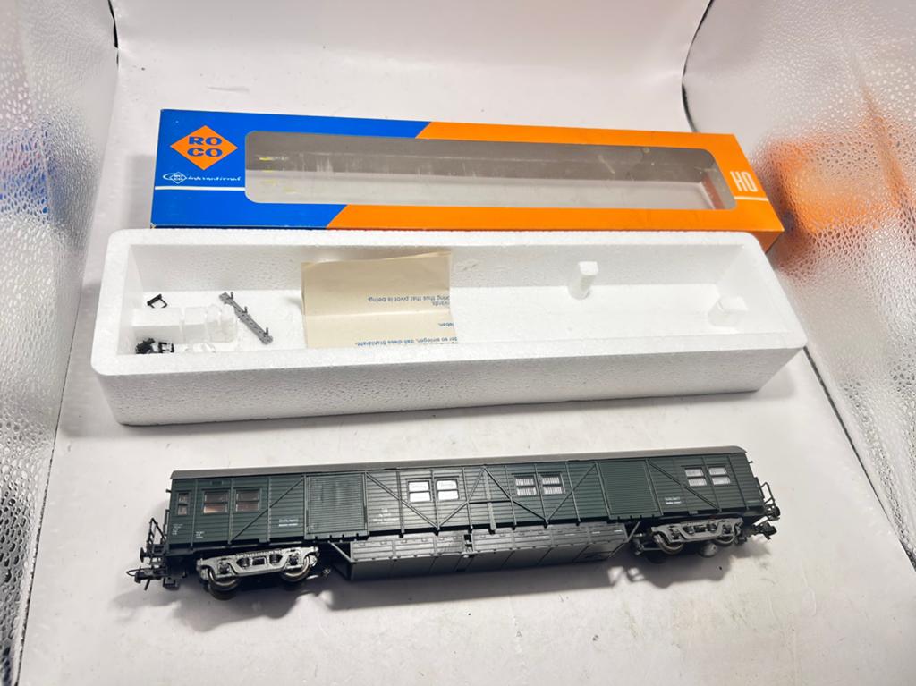 Roco lange gesloten goederenwagon, Hobby en Vrije tijd, B, Gelijkstroom, A, Wagon