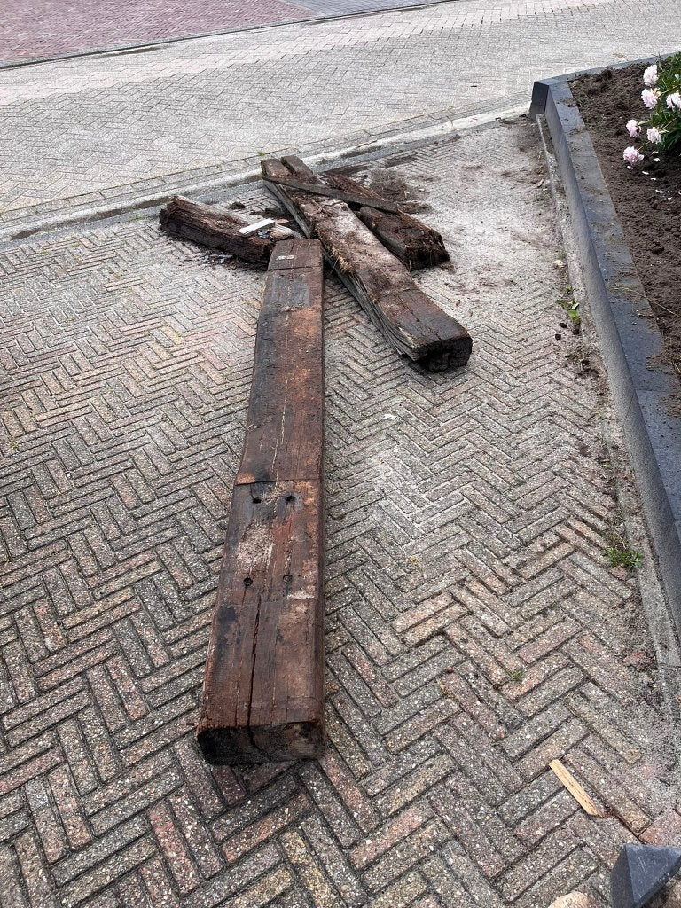 houten trein bielsen, Ophalen, Gebruikt, 25 cm of meer, Biels